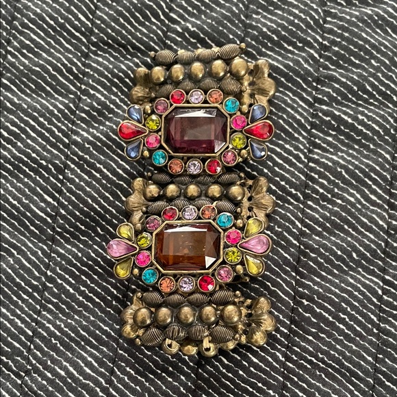 Multicolor Gemstone Bracelet and Ring Set - Picture 6 of 9